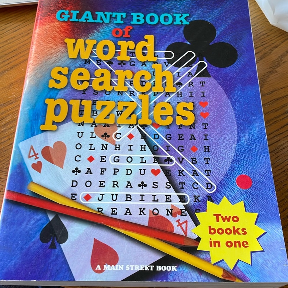 Giant Book of Word Search Puzzles & Giant Book of Mazes